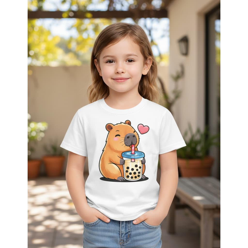 Camiseta Infantil Azul Bebê Estampada Algodão Várias Cores