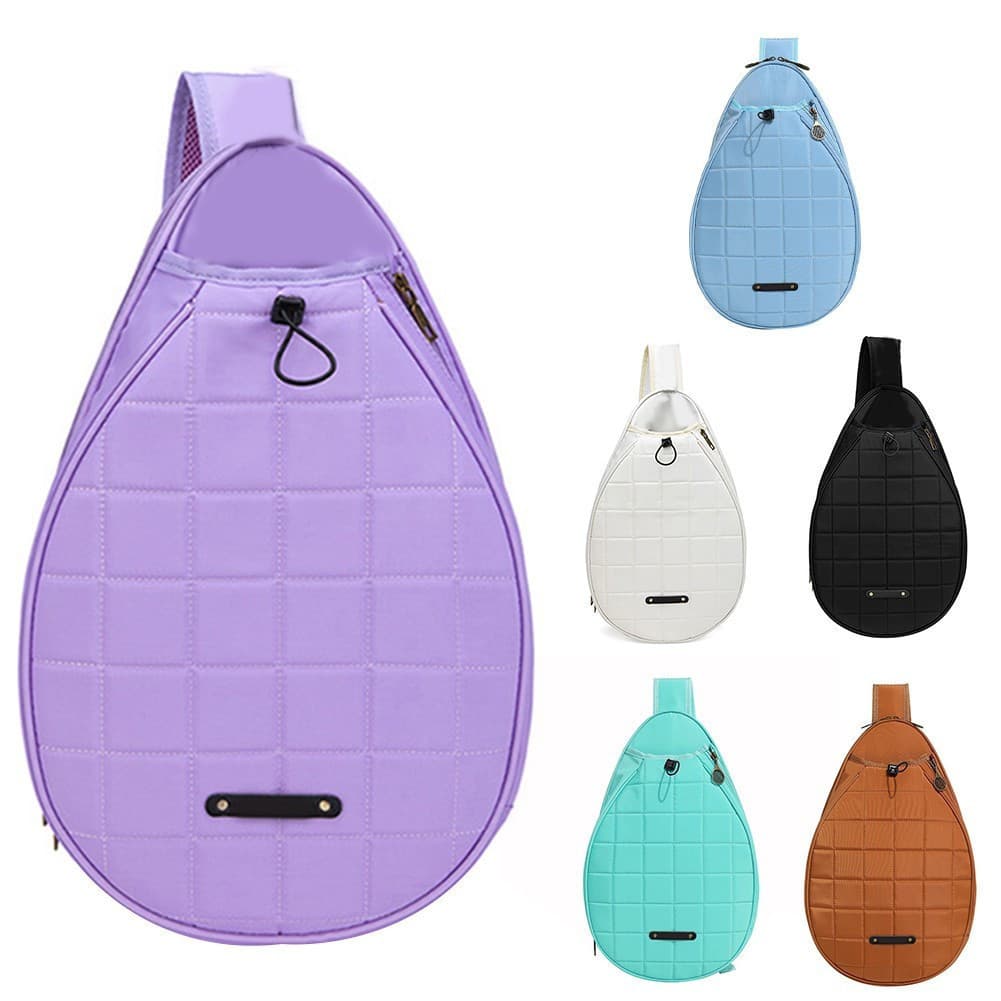 [LLMA] Bolsa mensageiro para raquete de tênis, bolsa de ombro para Badminton, bolsa para picles