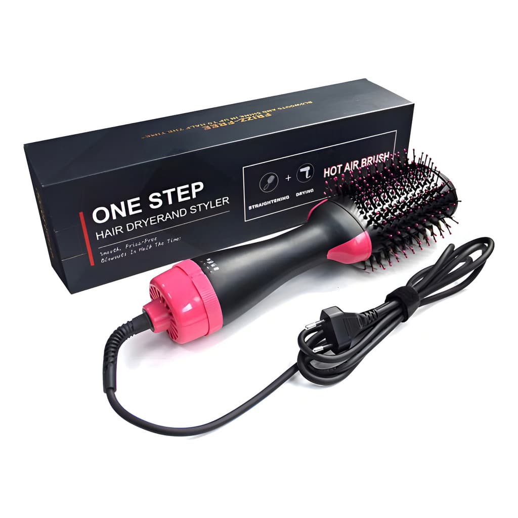 Escova Secadora Alisadora 3 Em 1 Hair Styler 1000w 110v