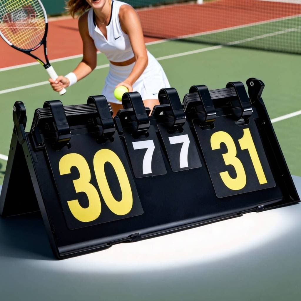 Placar De Mesa Pontuação Contador Marcador Jogo Dobrável Utilidades Vôlei/Tênis/Futebol/Badminton/Basquete/Tênis de mesa