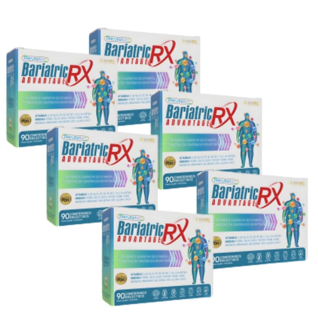 Kit c/6 Bariatric Rx Advantage Vitamina Pós Bariátrica