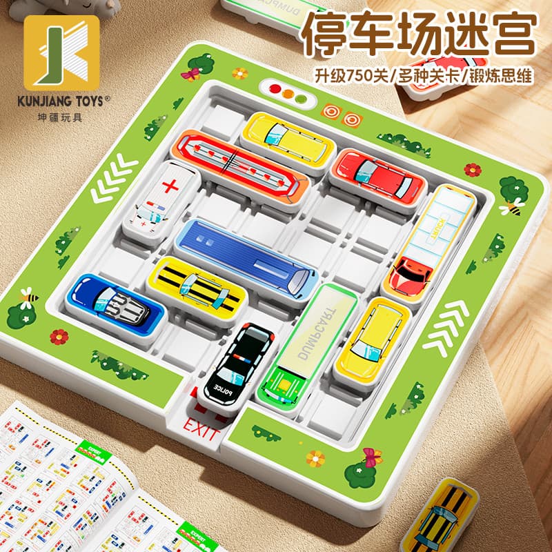 Carro Huarongdao Alunos do Ensino Fundamental Brinquedos Educativos Quebra-cabeça Deslizante Super Blocos de Construção