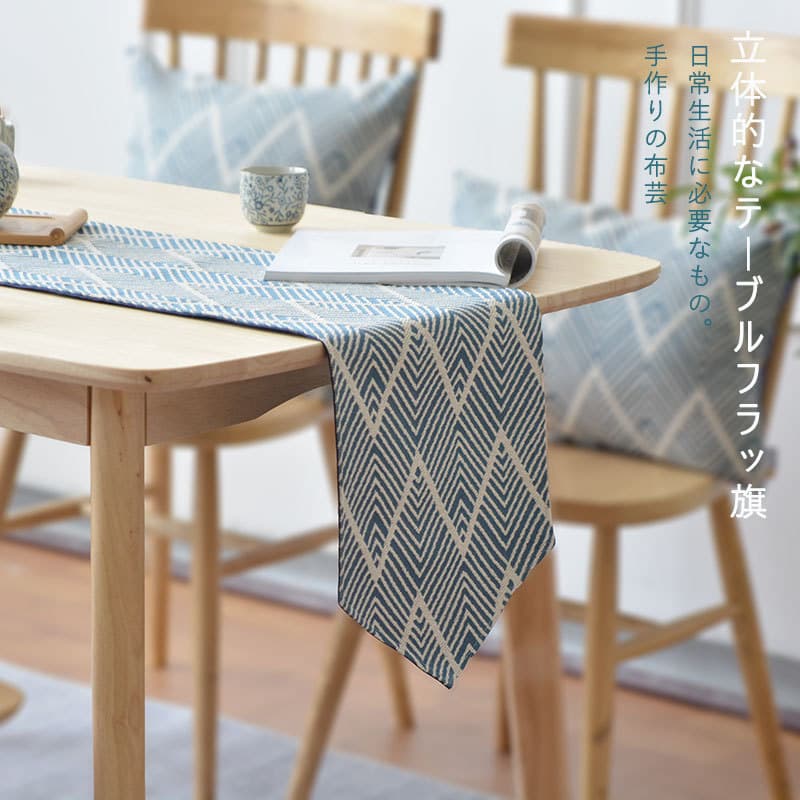 Toalha de mesa simples e moderna estilo japonês, estilo chinês, mesa de chá Zen, toalha de chá, estilo americano, mesa d
