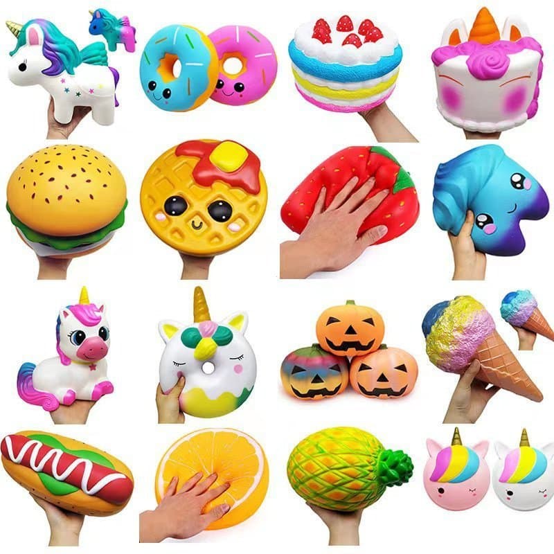 Grande Squishy | Kawaii Anti-Stress Enorme Flexível Bola Squeeze Aparar Fidget Boutique Sluggly Rebote Brinquedos