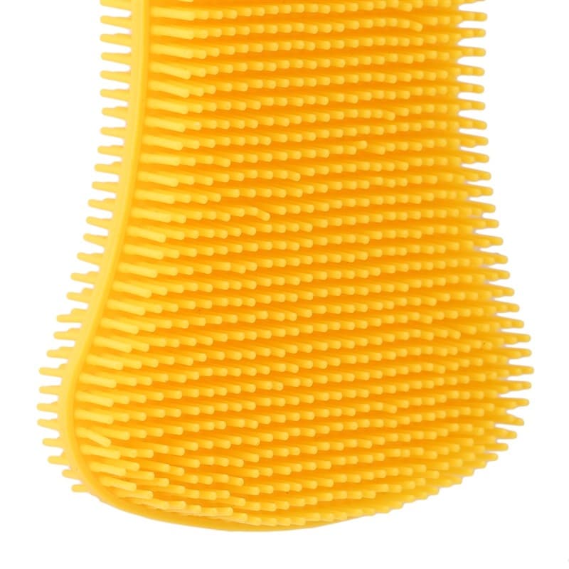 2026 Novo 1 Pçs Silicone Prato Escova De Lavagem Pote Pan Esponja Purificador Esfregão Frutas Escovas Ferramenta Limpeza
