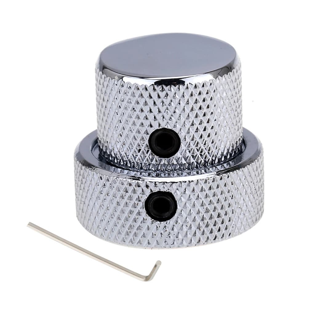 Botão Knob Duplo Concêntrico Thida Para Contra Baixo Jazz Bass