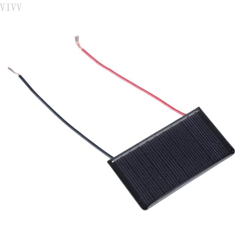 Célula Solar Eficiente Vivvv 5V 60mA Fácil Transportar Painéis Energia Para Uso Projeto