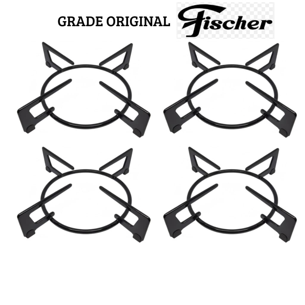 Kit 4 Trempe Grade Grelha Cooktop Fogão Fischer Original