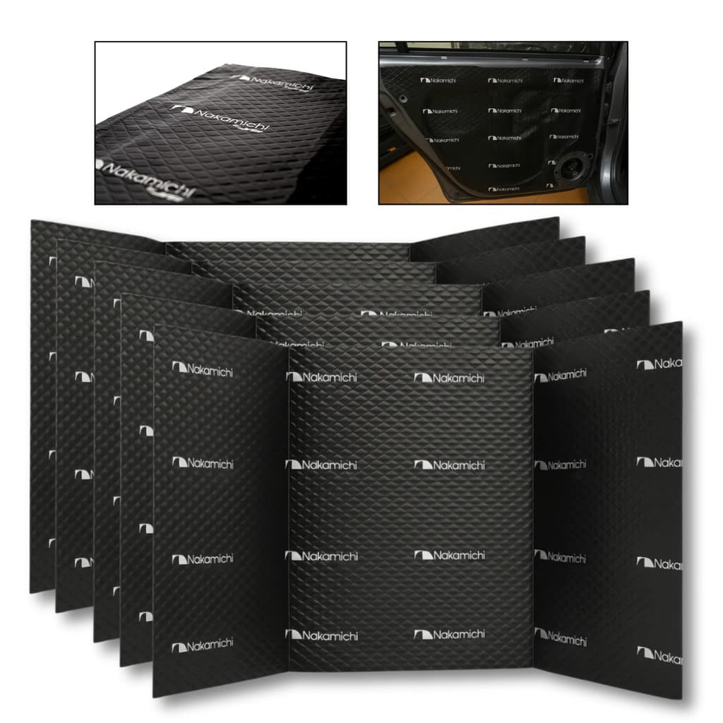 Kit 5 Manta Acústica Tratamento Som Automotivo Nakamichi Qualidade Profissional Importada