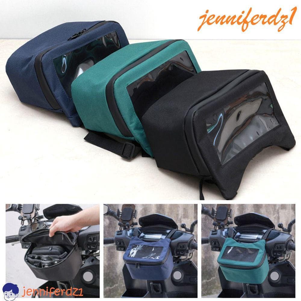 JENNIFERDZ1 Bolsa Para Scooter Elétrica Motocicleta , De Armazenamento De Grande Capacidade Mountain Bike , Janela De Vi