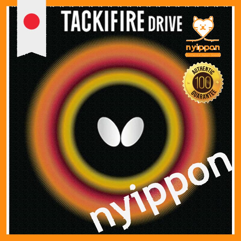 Borracha Para Tênis De Mesa Butterfly TACKIFIRE DRIVE 05330-Várias Espessuras E Cores