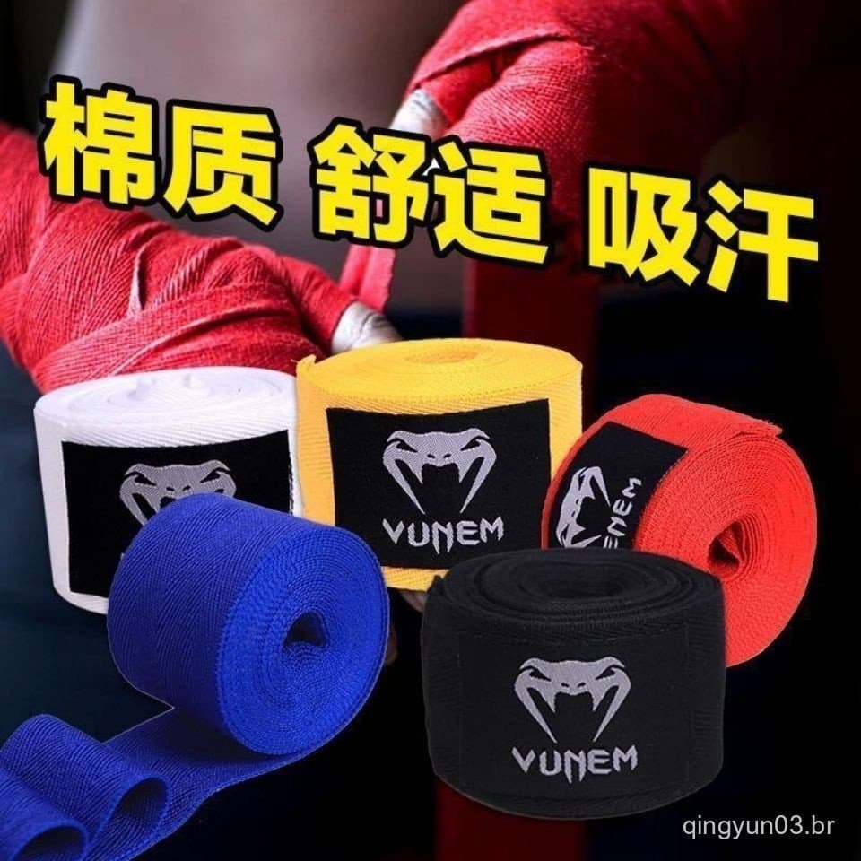 Bandagem de Boxe Esportiva Sanda Handband Thai Boxing H Boxing Wrap Bandagens de Boxe Esportivas Sanda Hand Wraps Bandag