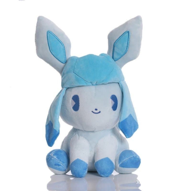 26 cm Q versão de brinquedos Glaceon Plush Anime Pokemon macio brinquedo de pelúcia NVWM