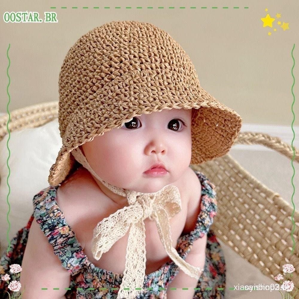 OOSTAR Chapéu De Bebê De Renda Para Crianças Proteção Solar Princesa Praia