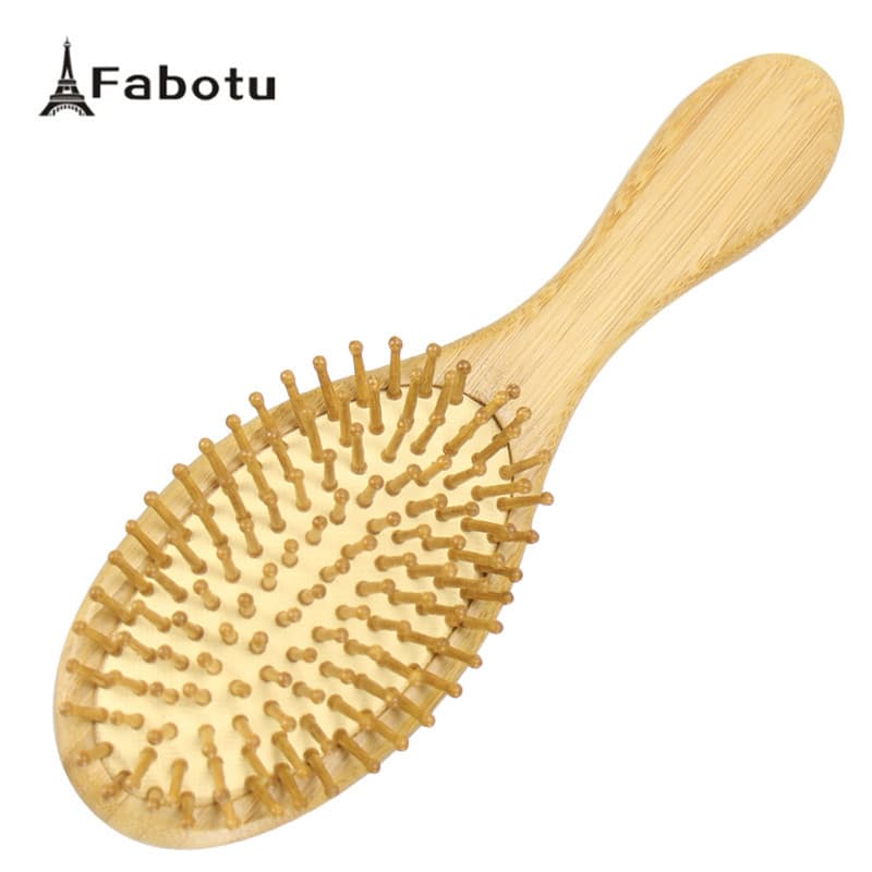 Pente de bambu Airbag almofada de ar pente couro cabeludo massagem pente cabeça pente maquiagem pente de madeira Curling