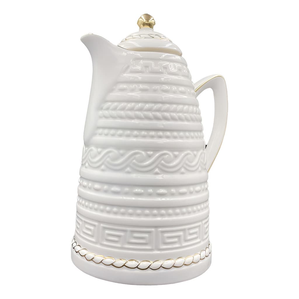 Garrafa  de Porcelana Termica Chá E Café Luxo 1 Litro