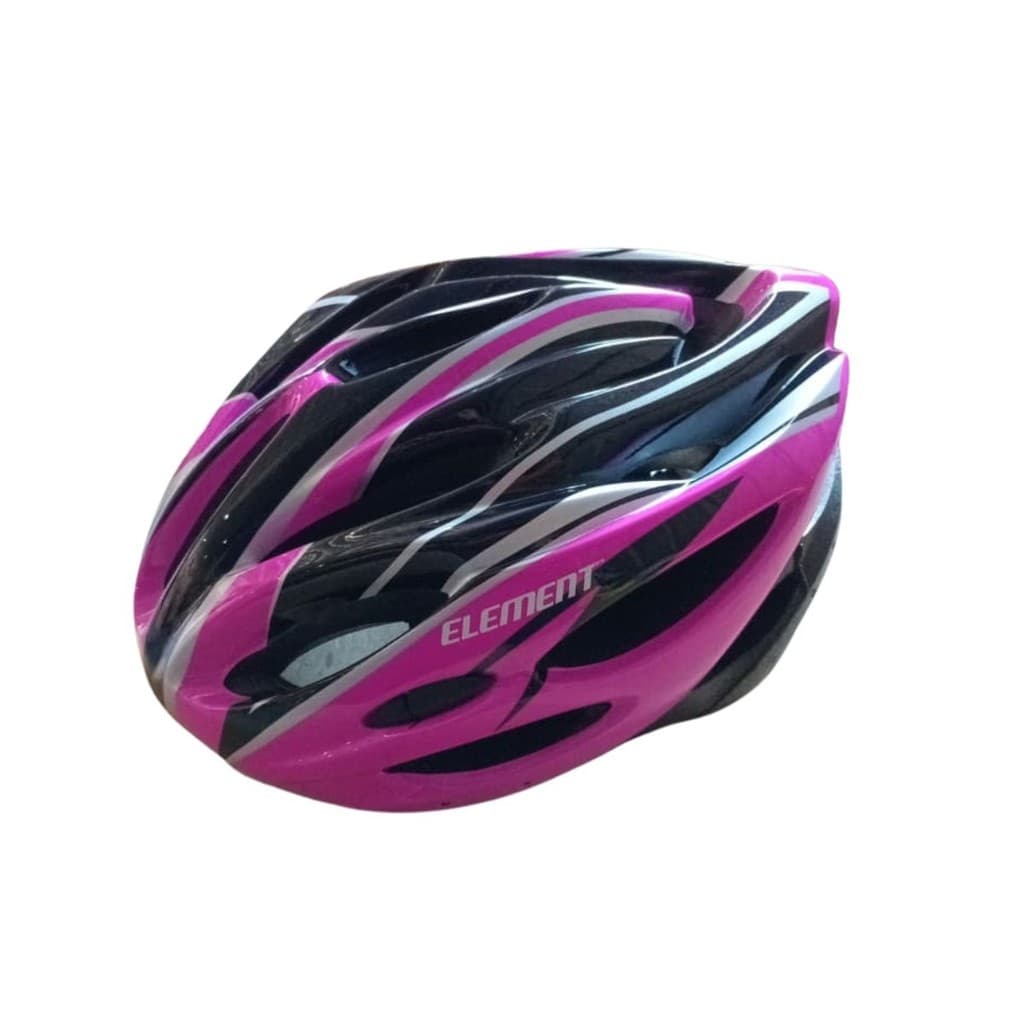 Capacete GTS Out Mold M Preto e Rosa Brilhante Element
