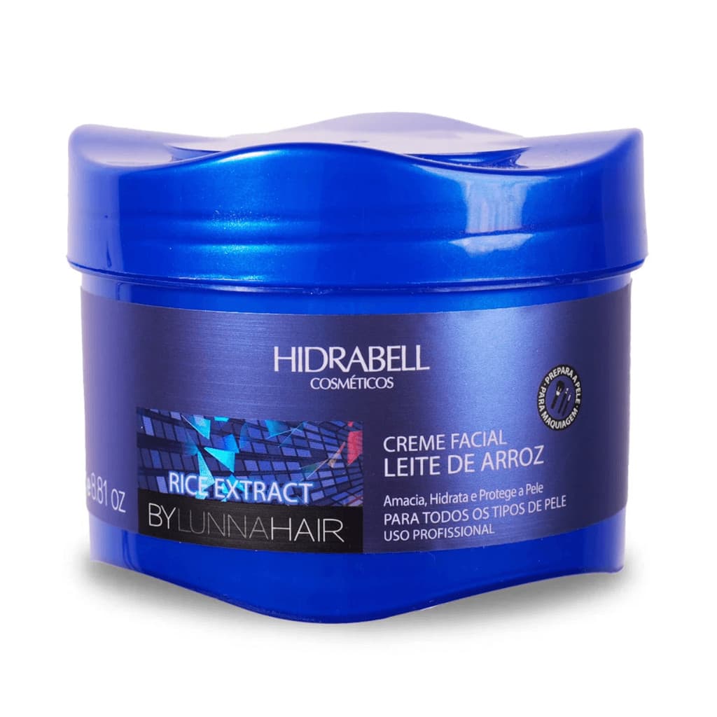 Hidrabell - Creme Facial Leite de Arroz 250g