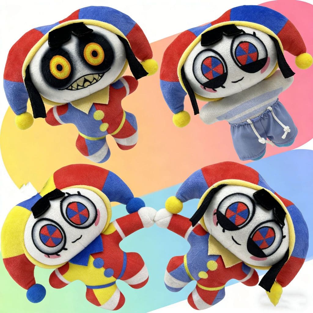 Boneco De Pelúcia Digital Circus Pommi Jax Circo Palhaço Circo Digital