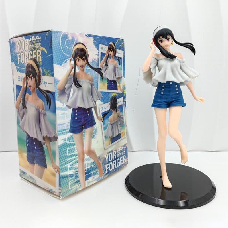Figura de anime de 20cm "SPY FAMILY" Kawai Anya Forger Yor, modelo articulado, estátua colecionável.