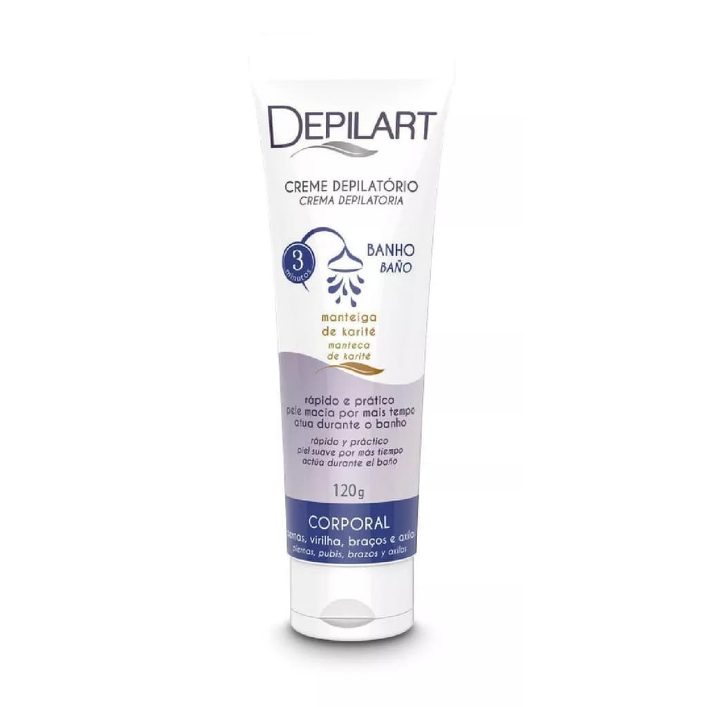 120g - Creme Depilatório Corporal Banho Depilart