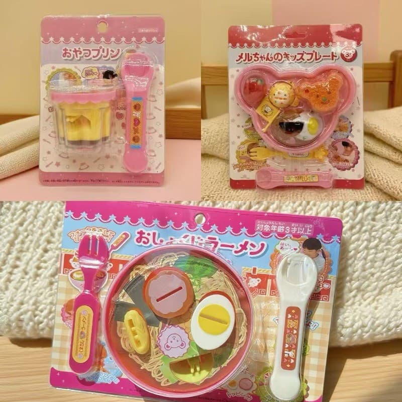 2025 Nova Simulação De Comida Japonês Educação Precoce Brinquedo Jogar Casa Estilo Role Play Recurso Alimentação Pudim