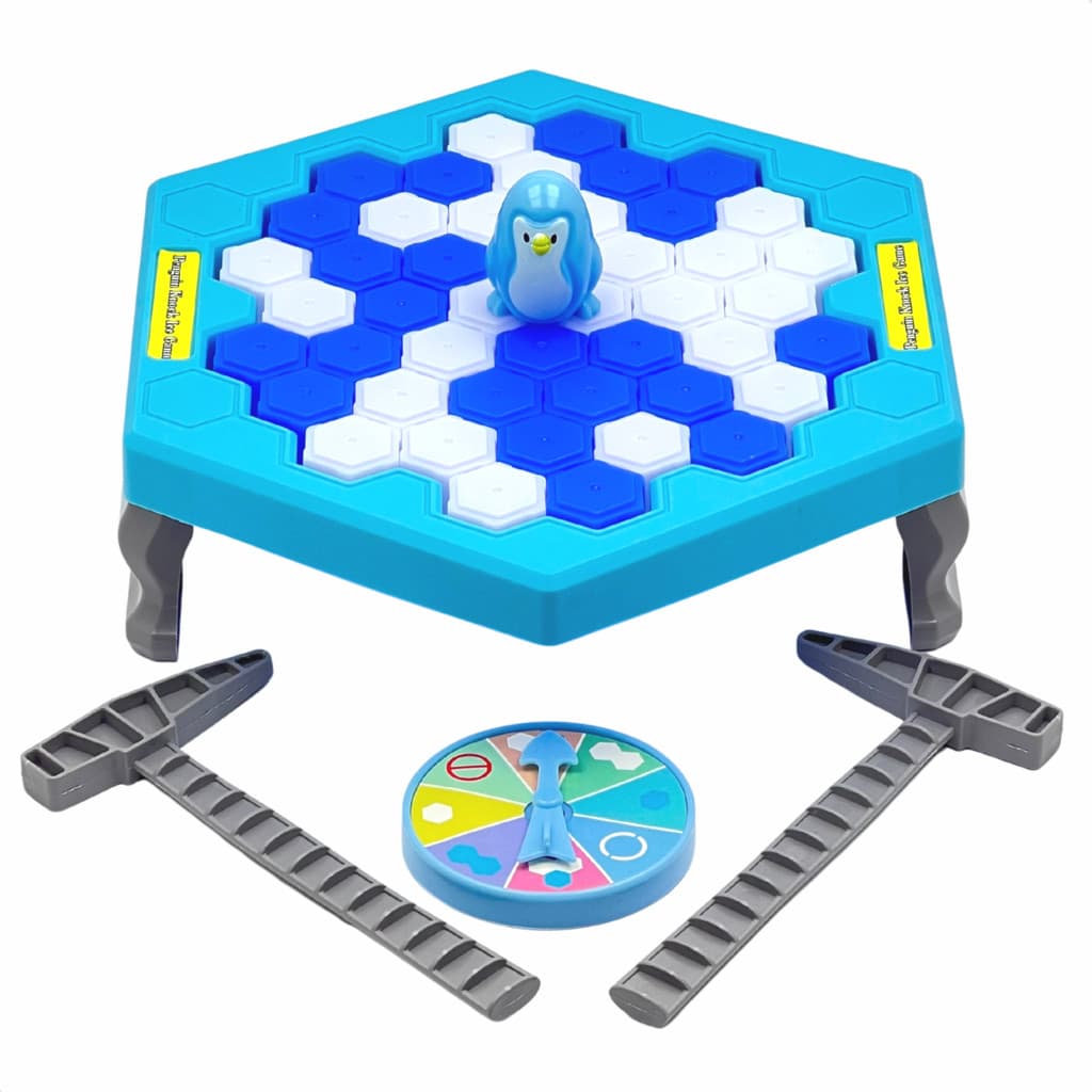 Brinquedo Infantil Pinguim Quebra Gelo Picareta Jogo Estratégico Interativo