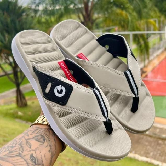 Chinelo Masculino Alabama Confortável e Palmilha Massageadora