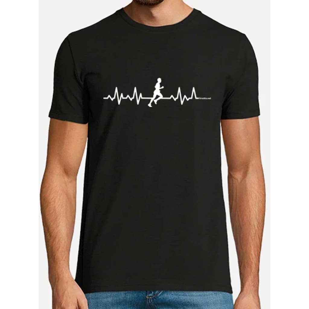 Camiseta Masculina Corredor Corrida Batimento Coracao Algoda