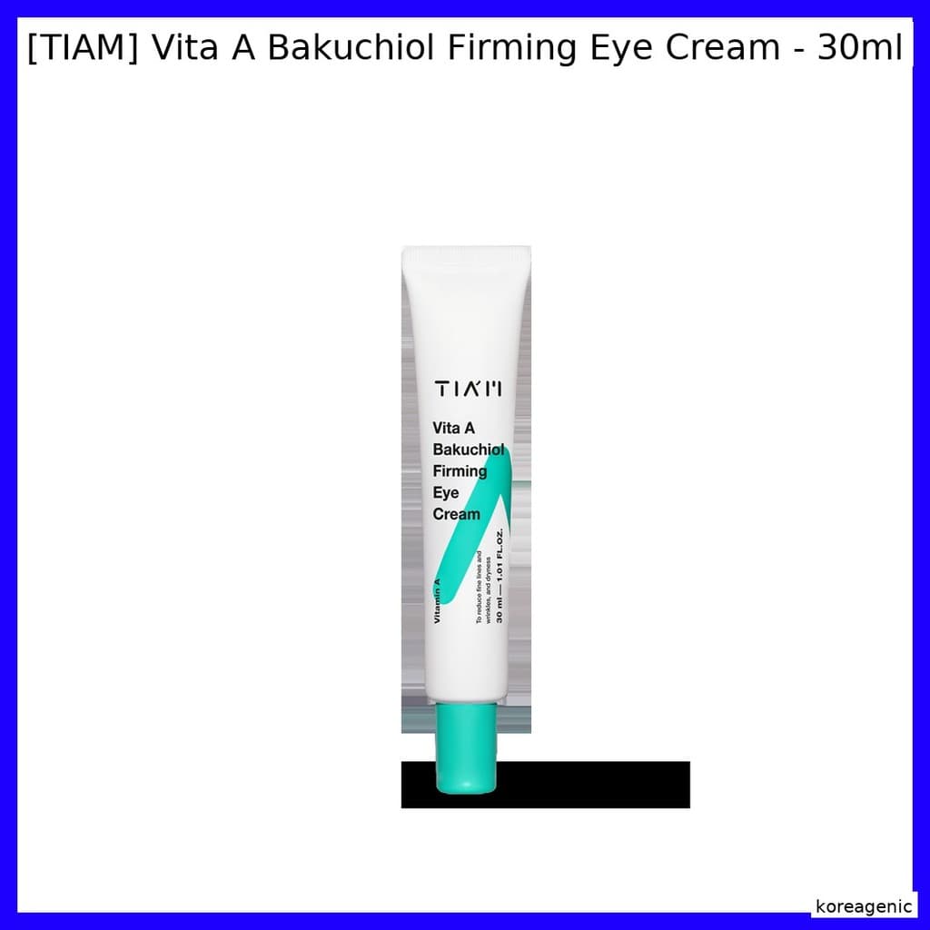 [TIAM] Vita A Bakuchiol Creme Firmador Para Olhos-30ml/, Hidratante Da koreagenic