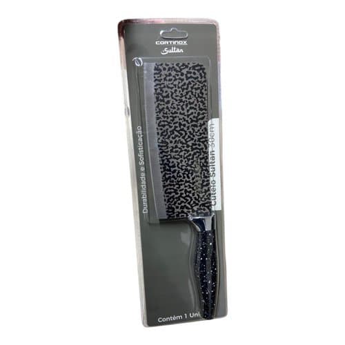 Cutelo Sultan Inox 30cm Lâmina Afiada Corte Preciso Cabo Ergonômico Profissional