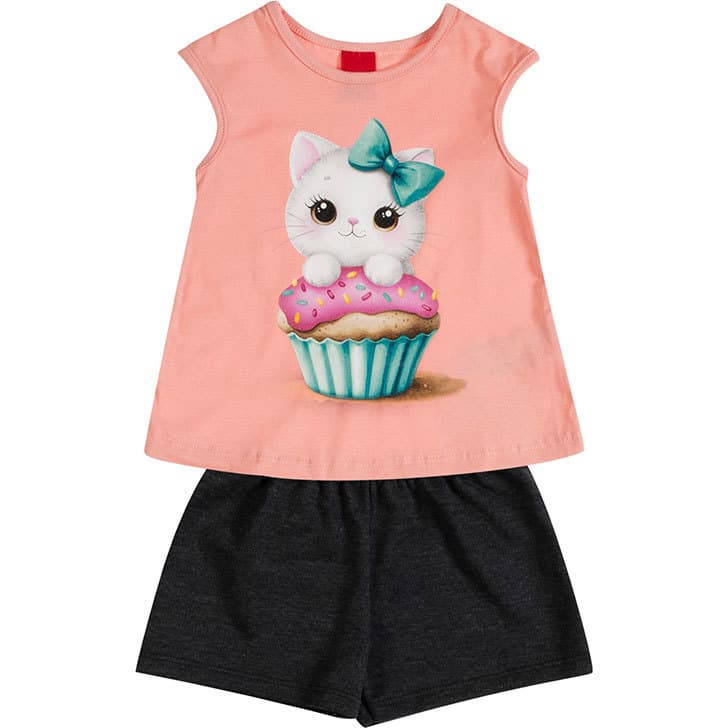 Conjunto Kyly Feminino - Cupcake