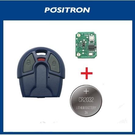 Controle Alarme Positron Original Fiat Azul Uno Palio Siena Strada Serve Para Toda Linha