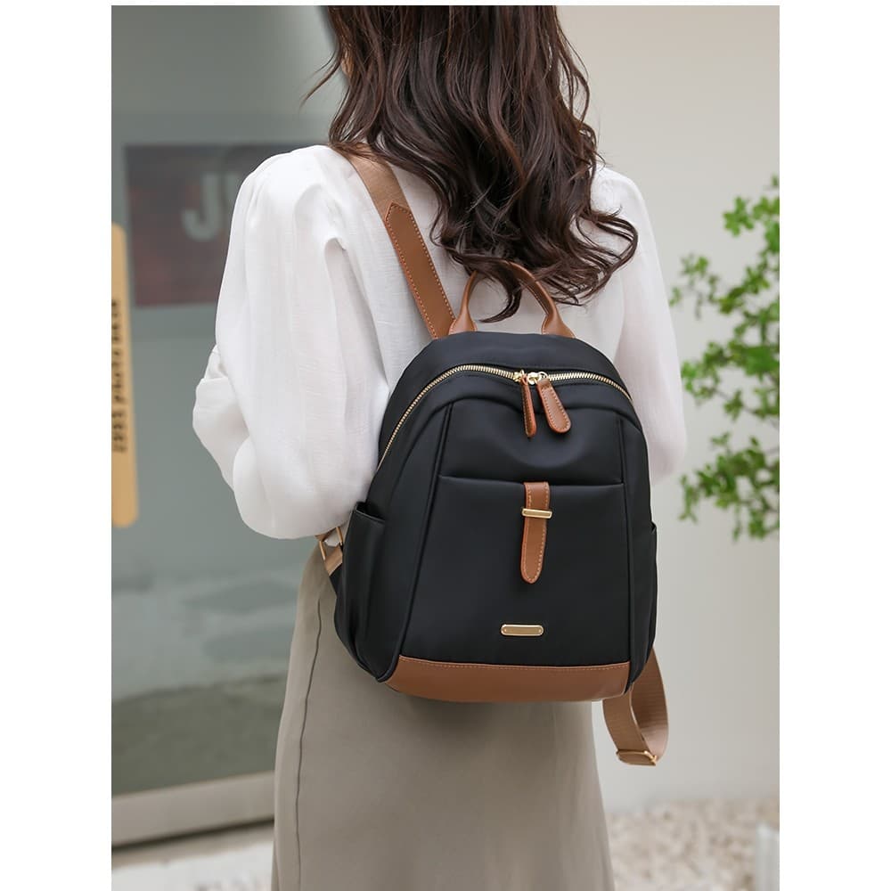 Mochila impermeável feminina 2025 novo estilo na moda Commuter Oxford pano mochila feminina All-Match moda saco Casual