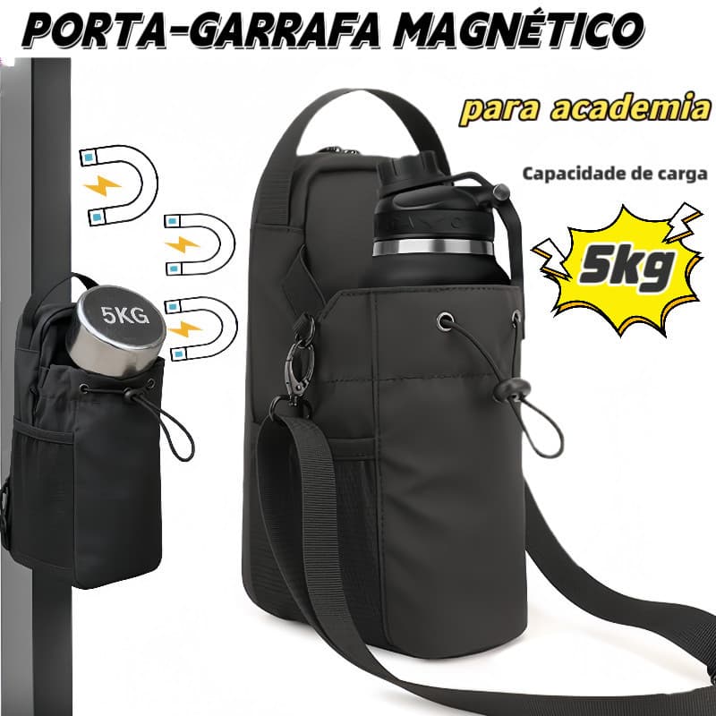 Suporte Magnético para Garrafa Academia | Bolsa Fitness Gym