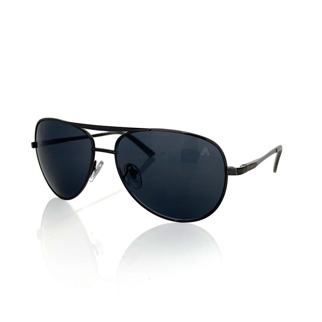 OCULOS DE SOL AMORATTI MASCULINO METAL AMB 5094 CHUMBO LENTE CINZA
