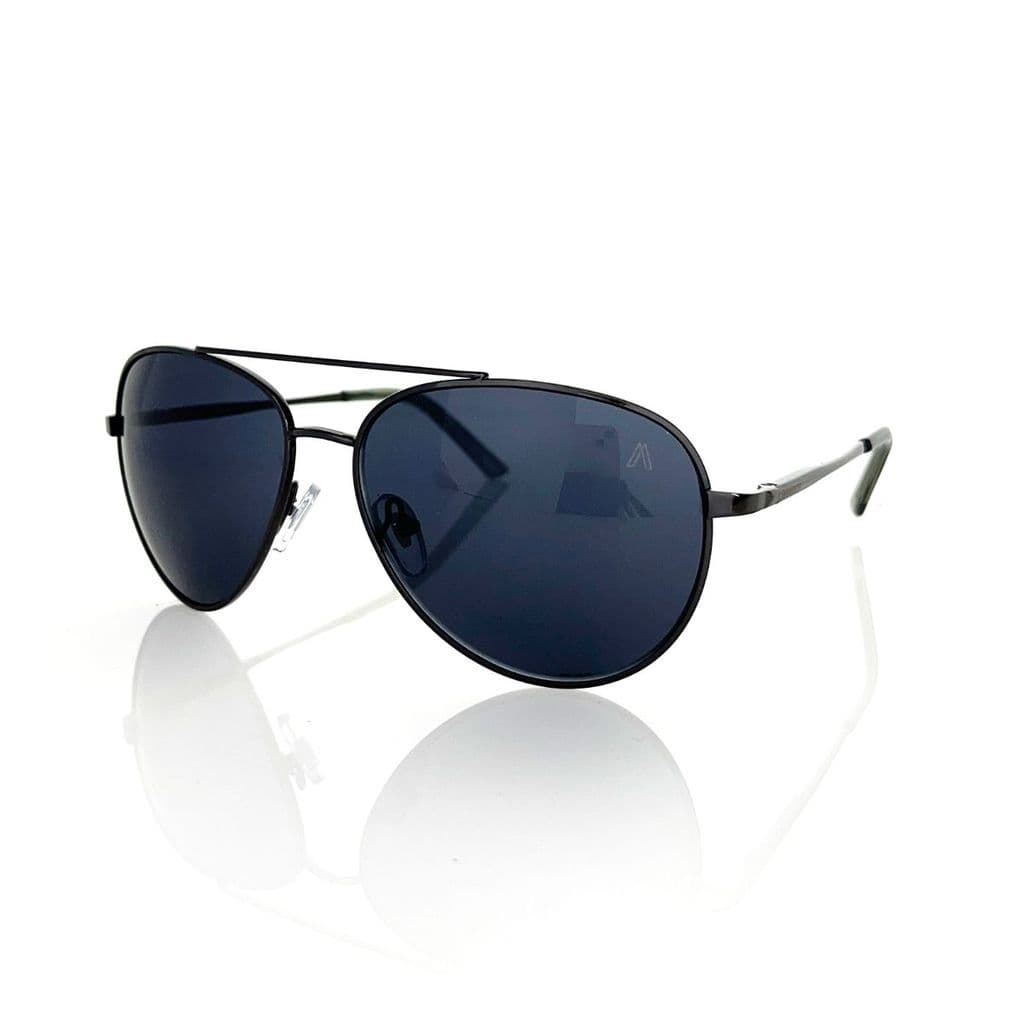 OCULOS DE SOL AMORATTI MASCULINO METAL AMB 5095 CHUMBO LENTE CINZA