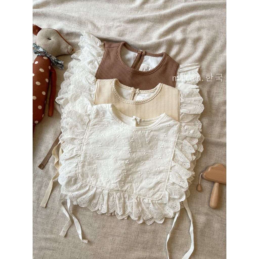 Estilo coreano ins babador de bebê bonito estilo princesa bonito All-match toalha de Saliva do bebê à prova dwaterproof