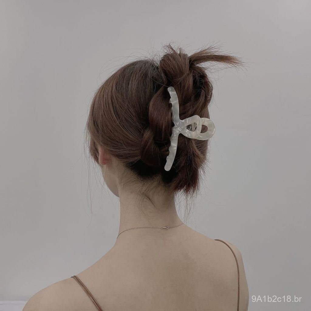 Novidade 2025: Presilhas de Cabelo Simples Estilo Fada, Fofas e Elegantes de Acetato, Atacado Direto da Fábrica, Em Esto