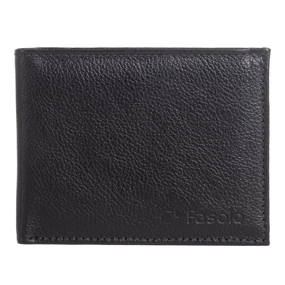 Carteira Masculina Fasolo em Couro Slim CNH Preto