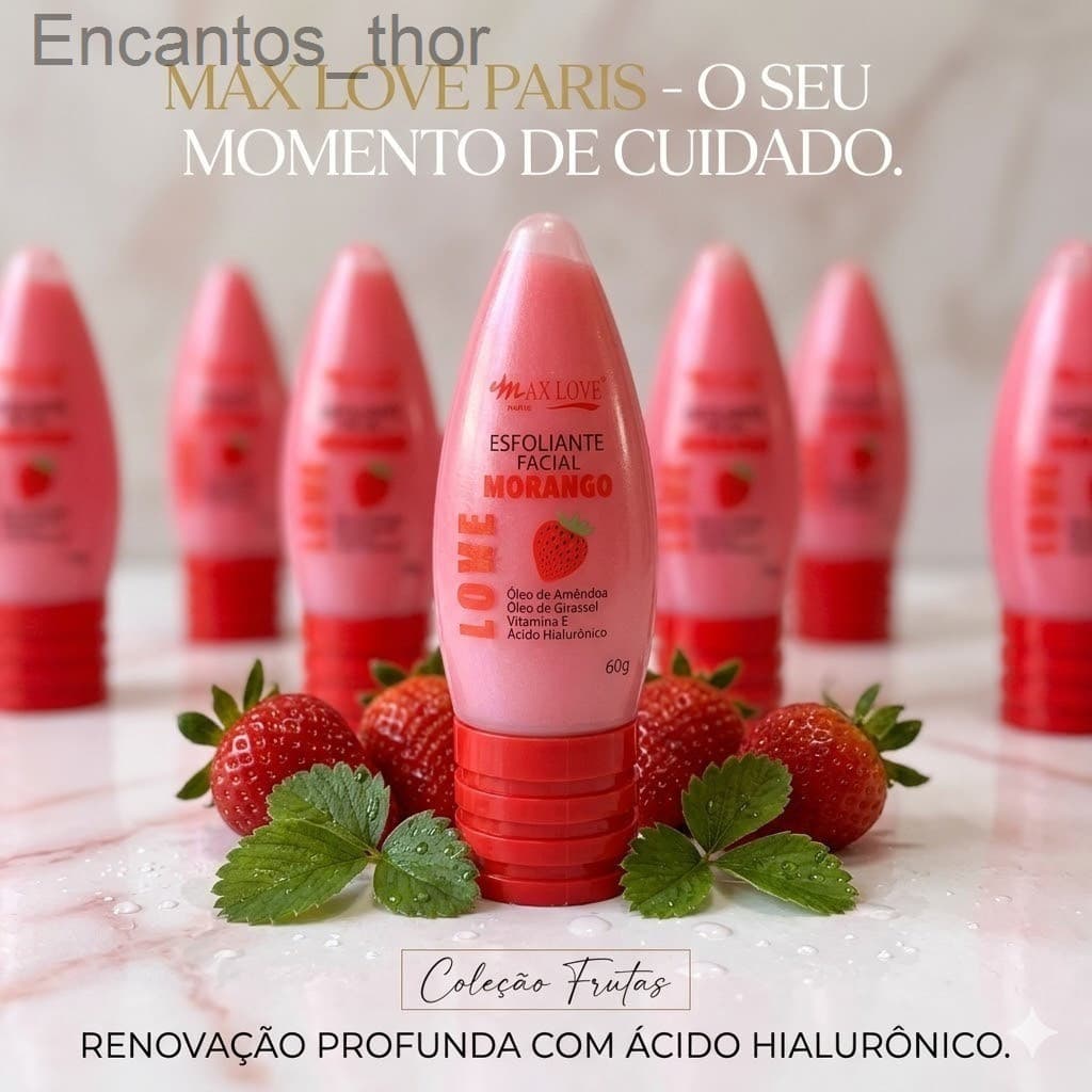 Esfoliante Facial Morango Max LoveLDBB