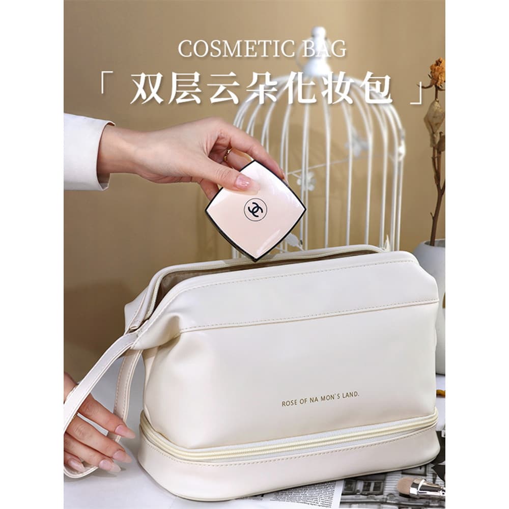 Saco cosmético feminino portátil de grande capacidade saco de armazenamento de cosméticos viagem masculino High-End port