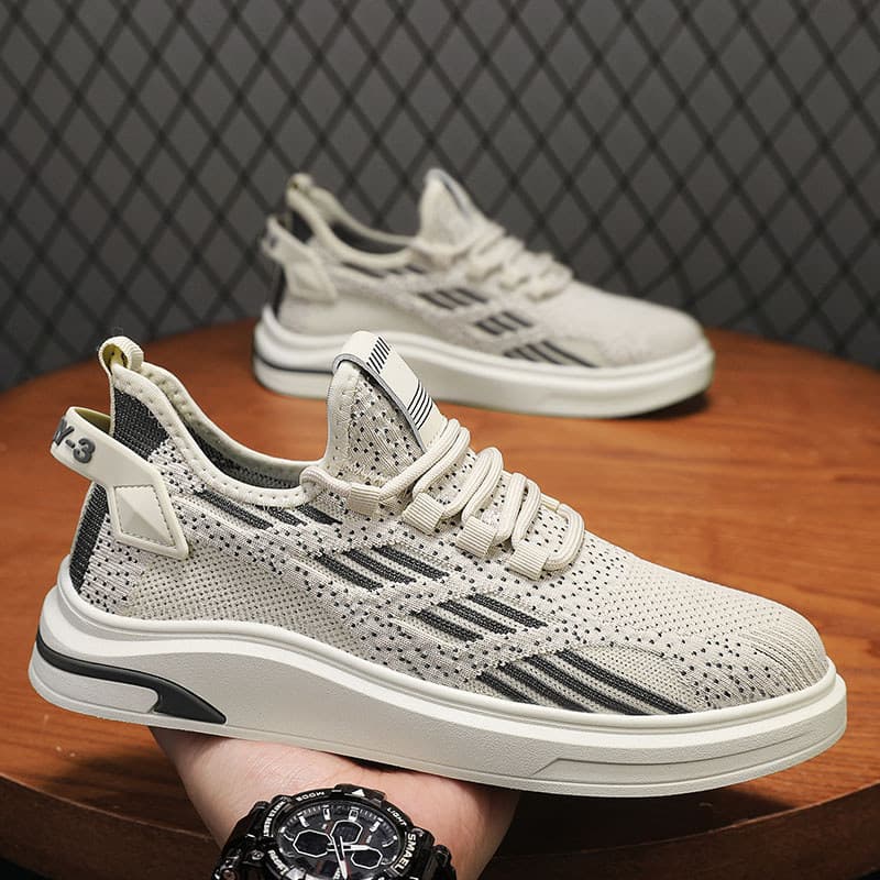Tênis masculino esportes sapatos casuais versão coreana juventude na moda único sapatos masculinos verão invisível altur
