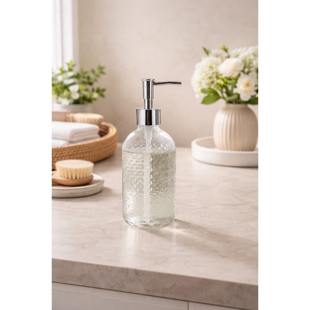 Porta Saboneteira Sabonete Liquido De 400ml Válvula Luxo