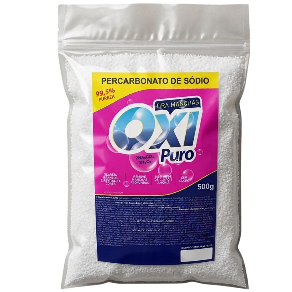 Oxi Puro - Percarbonato de Sódio 99,9% Pureza - Original - Tira Manchas