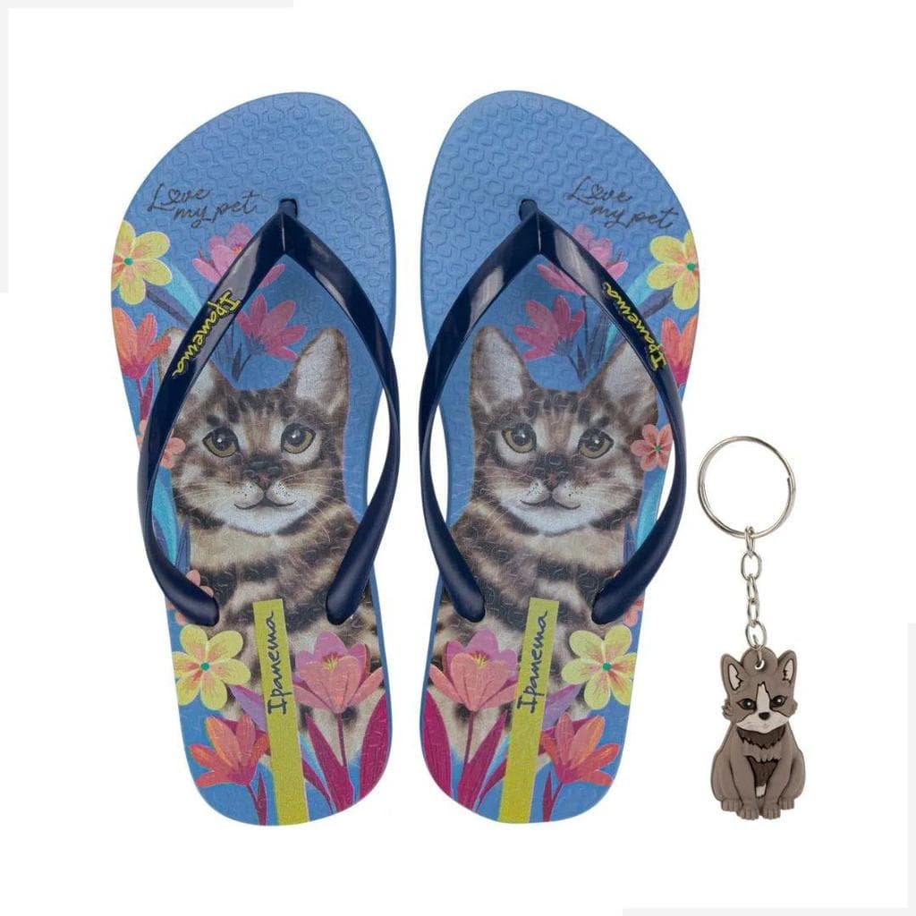 Chinelo feminino My Pets Ipanema com Chaveiro REF:27469