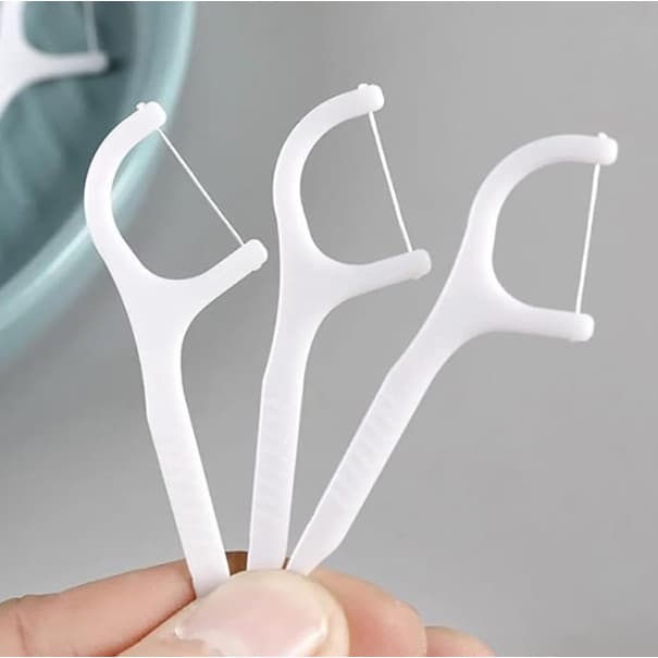 KIT 06 Caixinhas De Fio Dental Com 50 Unidades Cada Ultra Fino Limpeza Bucal
