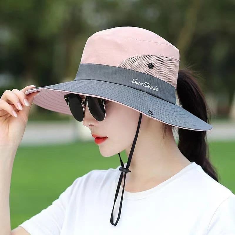 Chapéu De Sol Dobrável Para Pescador – Proteção UV Ao Ar Livre Mulheres , Casais , Ciclismo , Viagens
