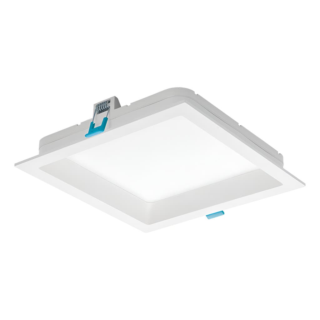 Painel Plafon De Led Quadrado Embutir Recuado 18w Deep 22x22