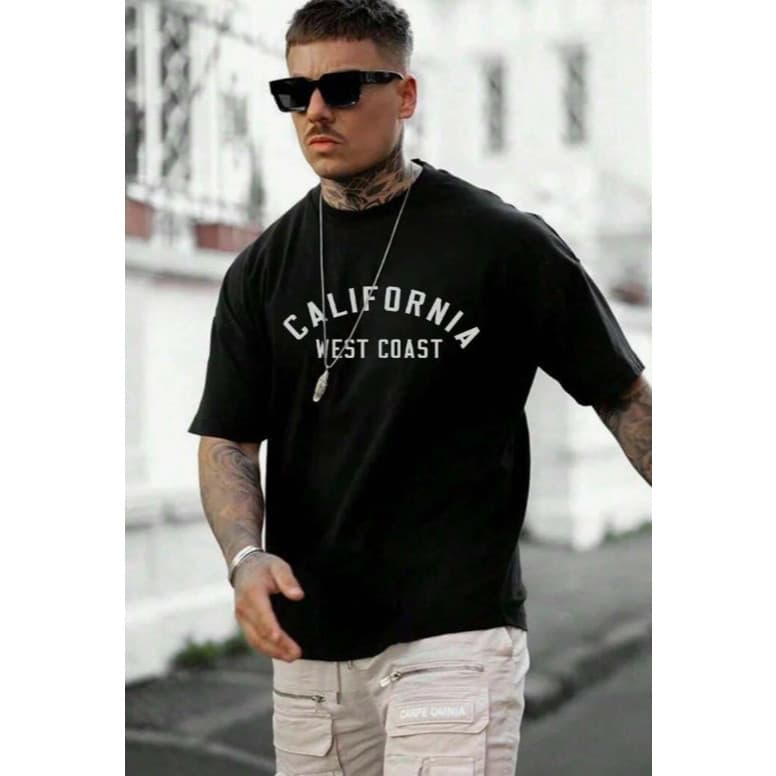 CAMISETA BASICA CASAL CALIFORNIA ESTILO